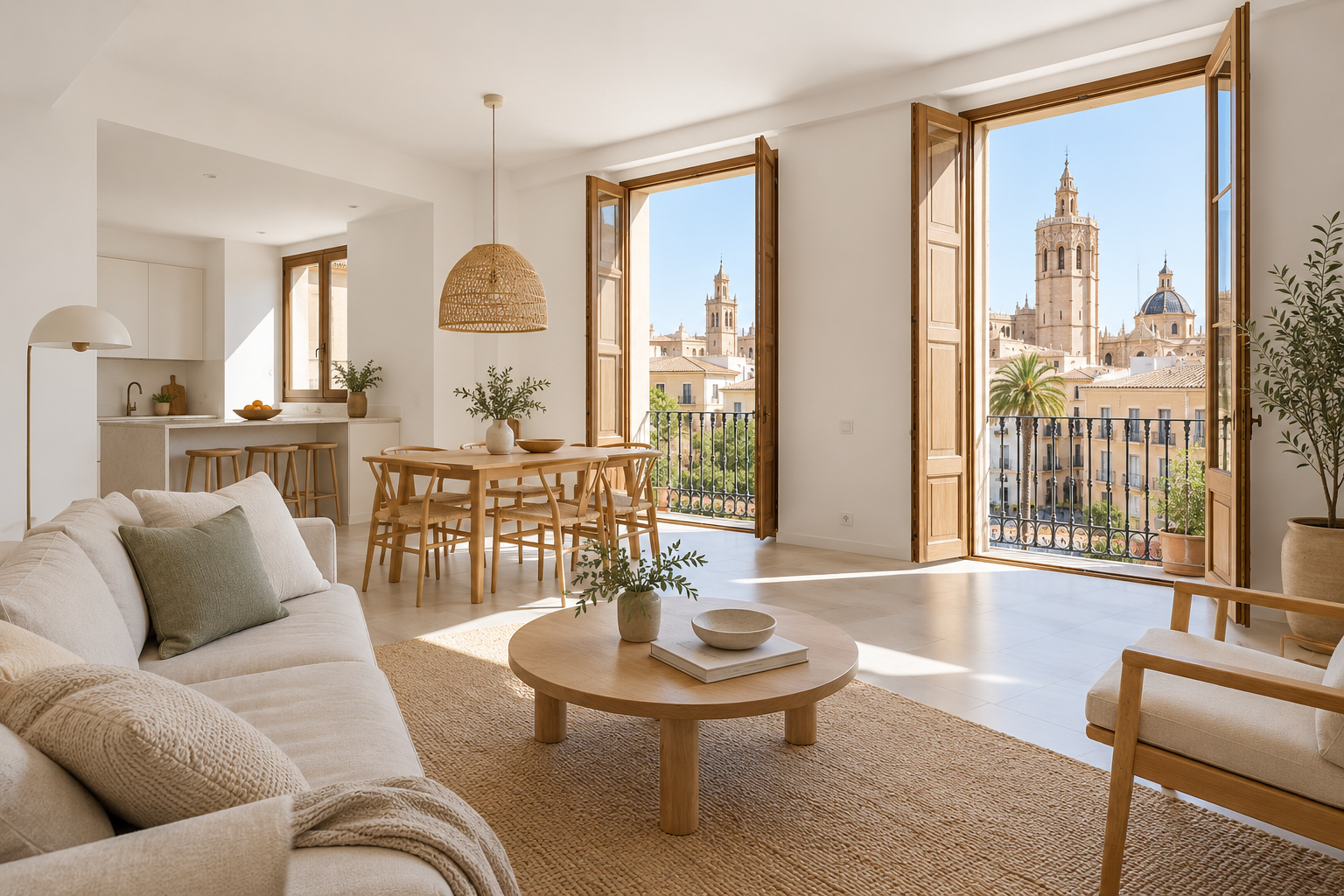 Interior residencial ilustrativo, no correspondiente a la vivienda